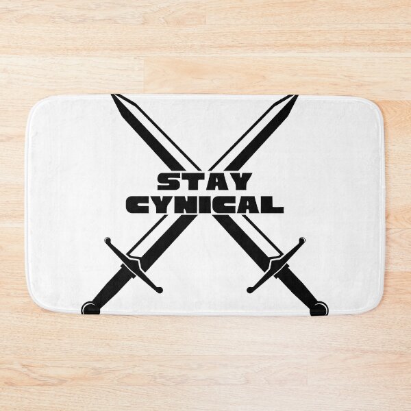 Item preview, Stay Cynical Bold Black Swords designed and sold by Pink Ribbon.