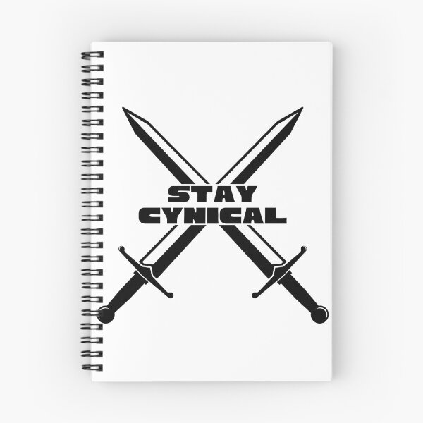 Item preview, Stay Cynical Bold Black Swords designed and sold by Pink Ribbon.