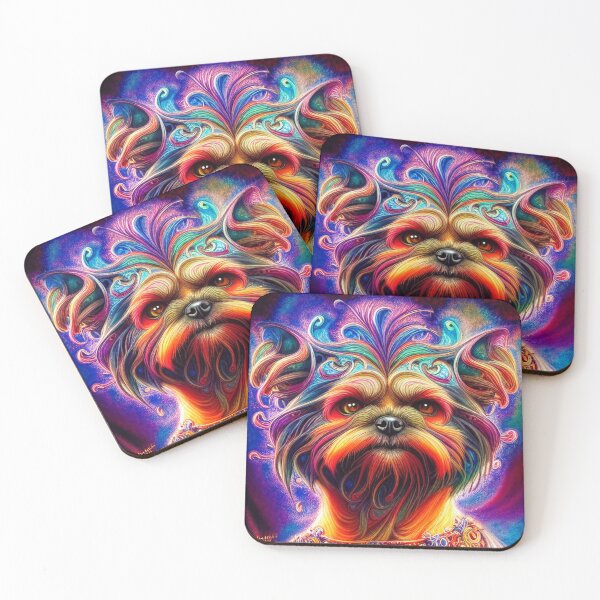 Item preview, Tribal Affenpinscher Dog Pop Art 1 designed and sold by DiatomDesigns.