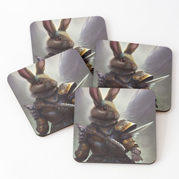 Item preview, AI Generated Art, War Rabbit designed and sold by RabbitHoleMI.