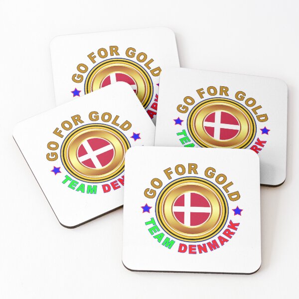 Item preview, GO FOR GOLD TEAM DENMARK | World cup Design designed and sold by TeeEmpire.