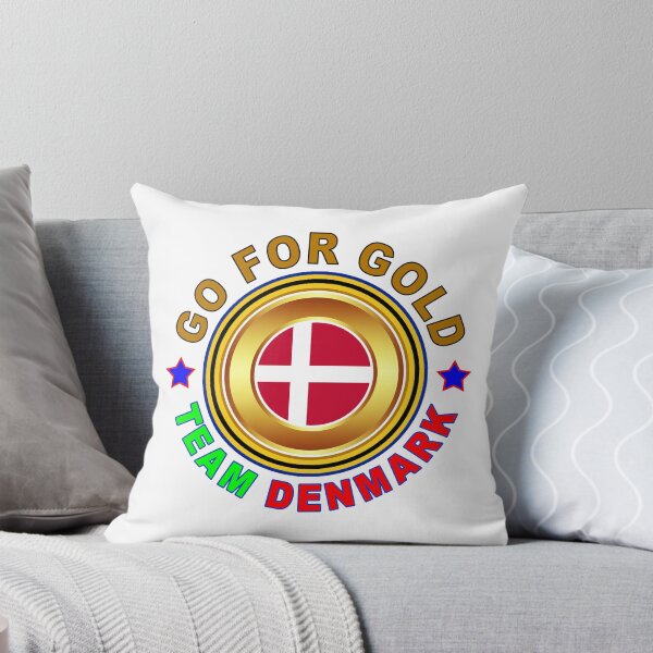 Item preview, GO FOR GOLD TEAM DENMARK | World cup Design designed and sold by TeeEmpire.