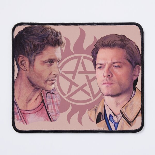 Item preview, Supernatural Dean Winchester & Castiel  designed and sold by Shiny-Elfriend.