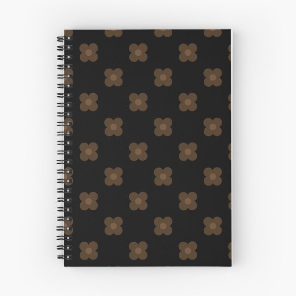 Item preview, Black and brown flower pattern designed and sold by SimpleFloStudio.