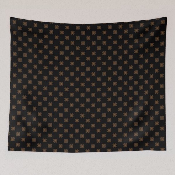 Item preview, Black and brown flower pattern designed and sold by SimpleFloStudio.