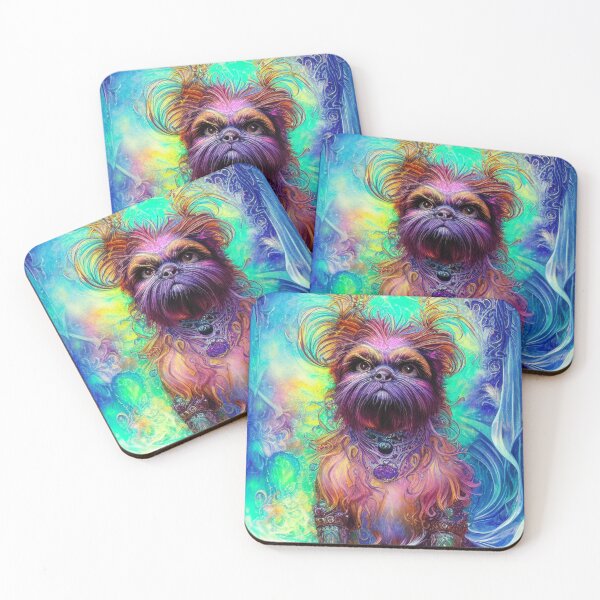 Item preview, Tribal Affenpinscher Dog Pop Art 2 designed and sold by DiatomDesigns.