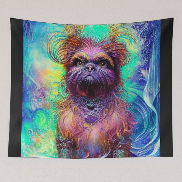 Item preview, Tribal Affenpinscher Dog Pop Art 2 designed and sold by DiatomDesigns.