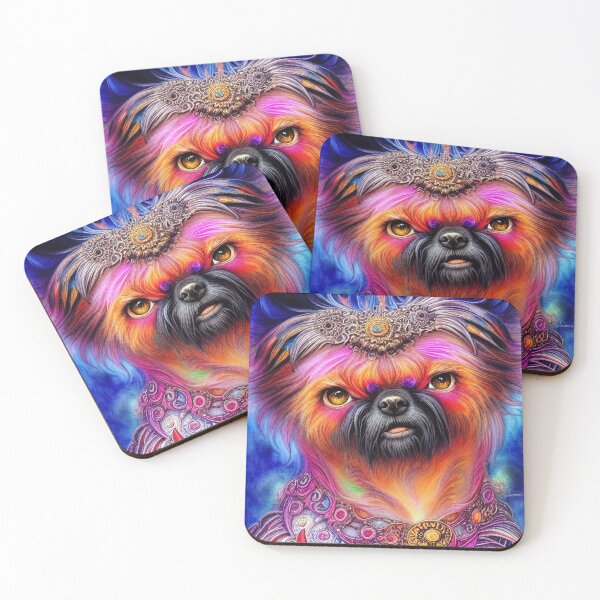 Item preview, Tribal Affenpinscher Dog Pop Art 3 designed and sold by DiatomDesigns.