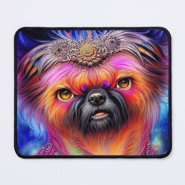 Item preview, Tribal Affenpinscher Dog Pop Art 3 designed and sold by DiatomDesigns.