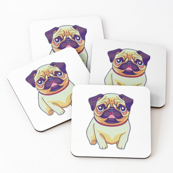 Item preview, Chibi Pug Puppy Kawaii designed and sold by friskyfoxtrot.