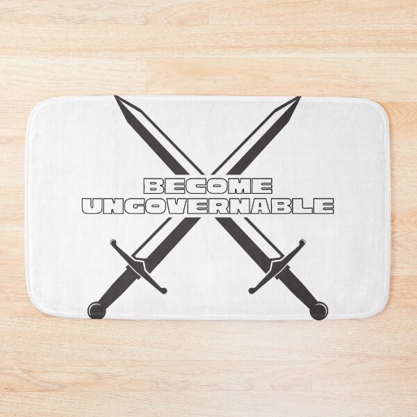 Item preview, Become Ungovernable Bold Black Swords designed and sold by Pink Ribbon.
