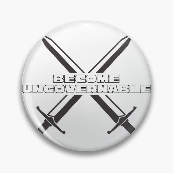 Item preview, Become Ungovernable Bold Black Swords designed and sold by Pink Ribbon.