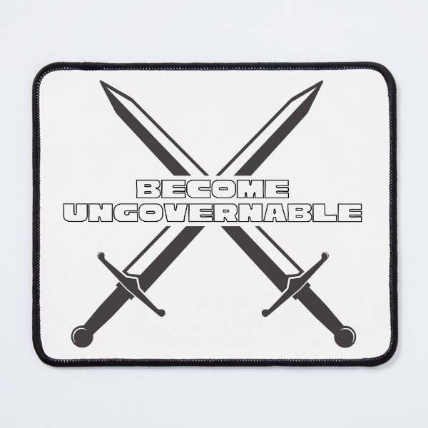 Item preview, Become Ungovernable Bold Black Swords designed and sold by Pink Ribbon.