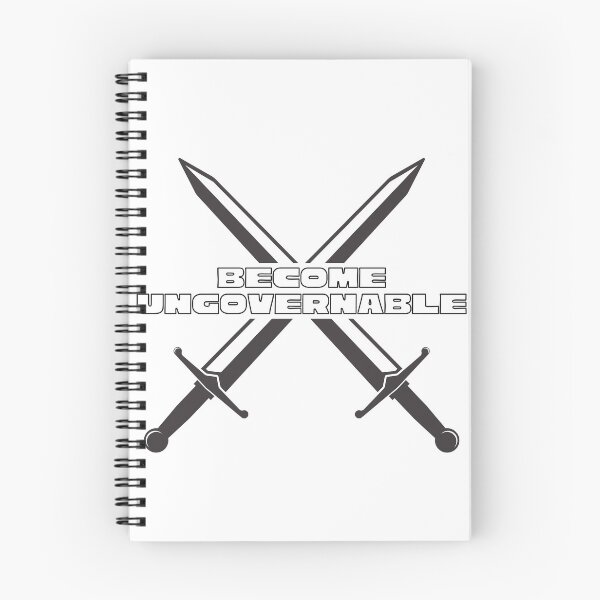 Item preview, Become Ungovernable Bold Black Swords designed and sold by Pink Ribbon.