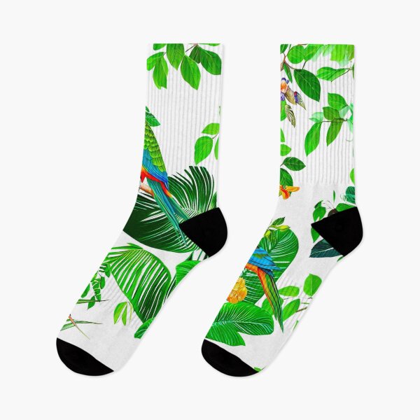 Item preview, Jungle Parrots Exotic Pattern designed and sold by UncannyCanvas.