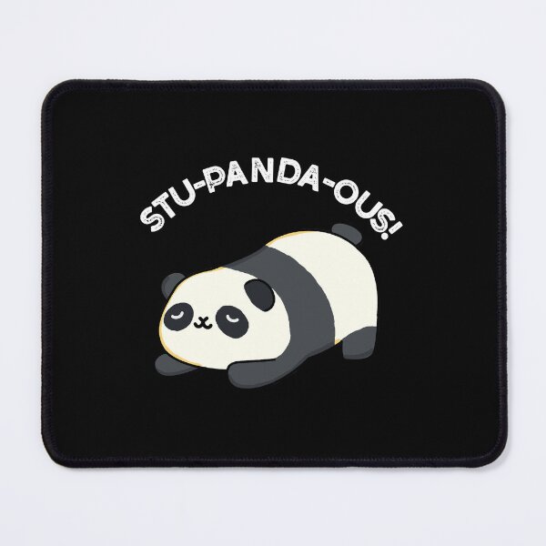 Item preview, Stu-panda-ous Funny Animal Panda Puns (Dark BG) designed and sold by punnybone.