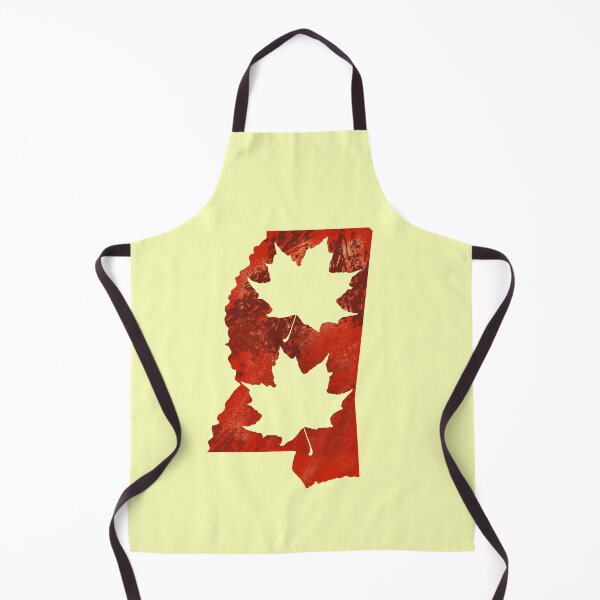 Item preview, Leaf Red State Of Mississippi With Yellow Background designed and sold by missmann.