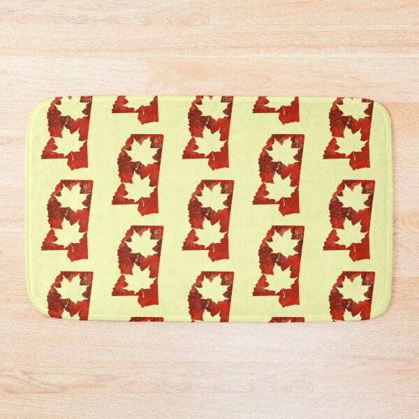 Item preview, Leaf Red State Of Mississippi With Yellow Background  designed and sold by missmann.