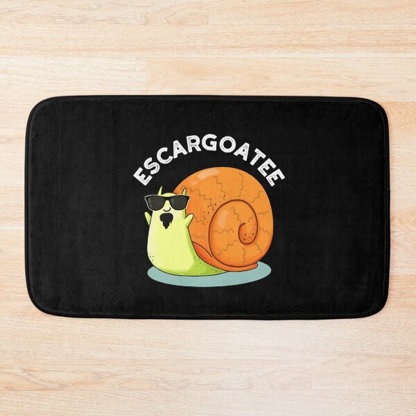 Item preview, Escargoatee Funny Escargot Puns (Dark BG) designed and sold by punnybone.