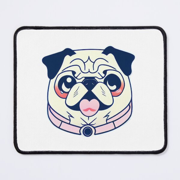 Item preview, Chibi Pug Puppy Kawaii designed and sold by friskyfoxtrot.