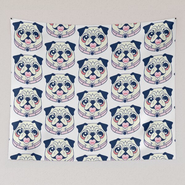 Item preview, Chibi Pug Puppy Kawaii designed and sold by friskyfoxtrot.