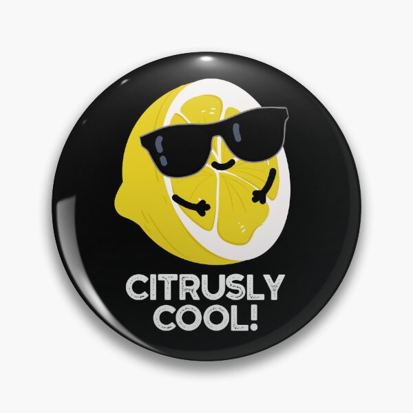 Item preview, Citrusly Cool Funny Fruit Puns (Dark BG) designed and sold by punnybone.