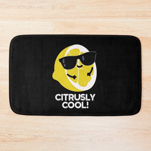Item preview, Citrusly Cool Funny Fruit Puns (Dark BG) designed and sold by punnybone.