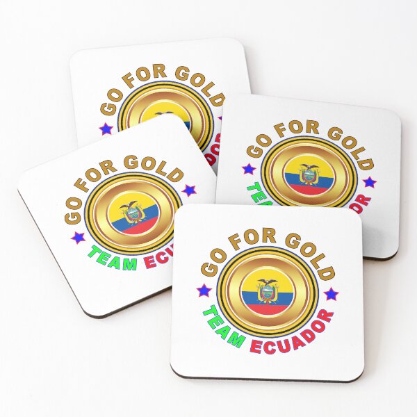 Item preview, GO FOR GOLD TEAM ECUADOR | World cup Design designed and sold by TeeEmpire.