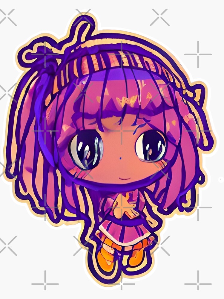 Purple Anime Pfp 27 Sticker For Sale By Moorct522 Redbubble