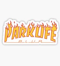 Pegatina Blur "Parklife" Thrasher Logotipo