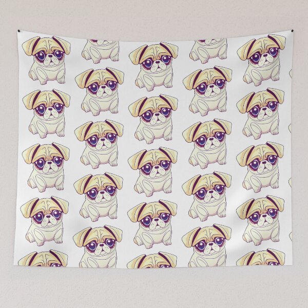 Item preview, Chibi Pug Puppy Kawaii designed and sold by friskyfoxtrot.