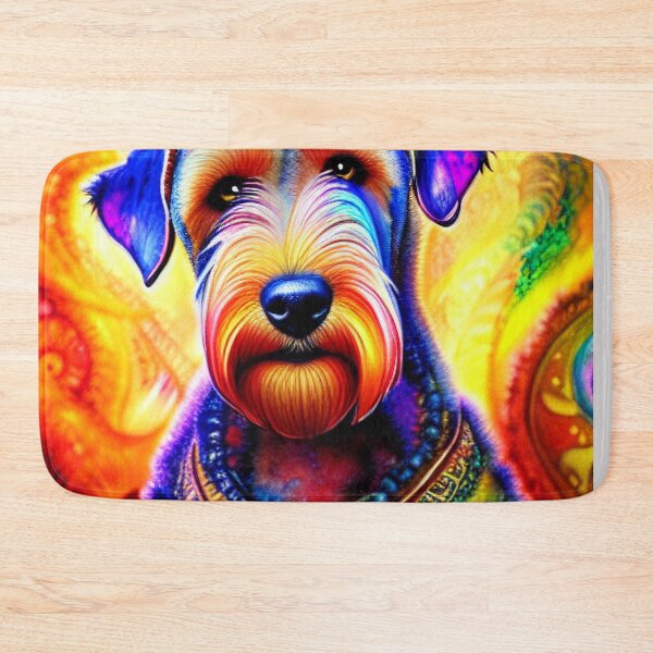 Item preview, Tribal Airedale Terrier Dog Pop Art 3 designed and sold by DiatomDesigns.
