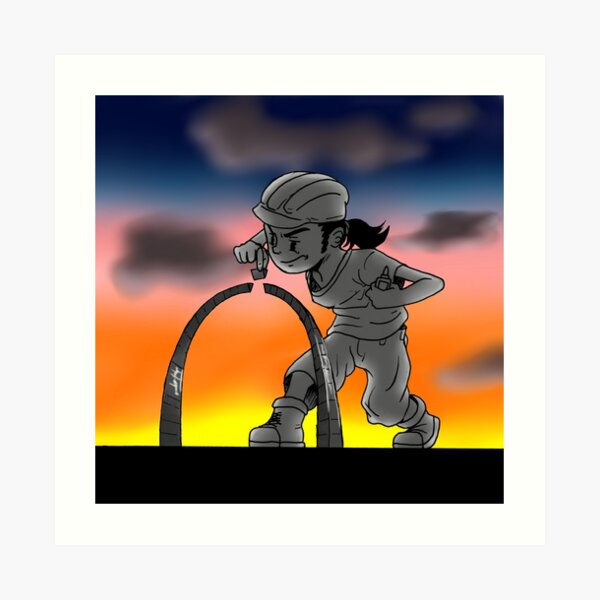 St Louis Arch Art Print