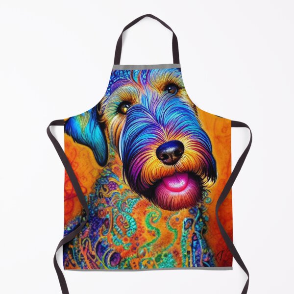 Item preview, Tribal Airedale Terrier Dog Pop Art  4 designed and sold by DiatomDesigns.