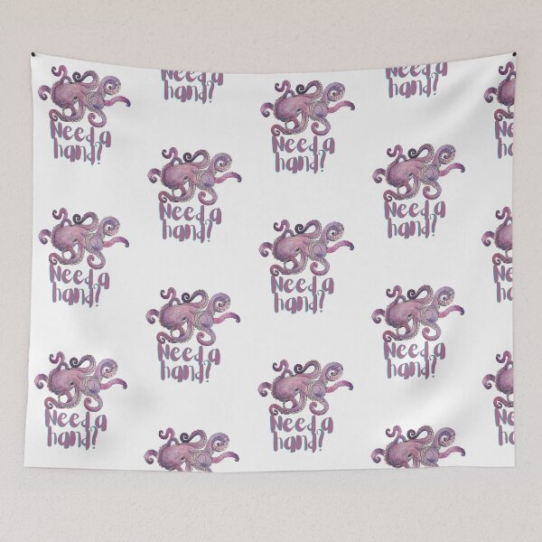 Item preview, Funny Octopus, Need a Hand, Ocean Life designed and sold by moderncrazeshop.