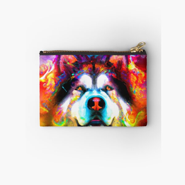 Item preview, Tribal Alaska Malamute Dog Pop Art 1 designed and sold by DiatomDesigns.