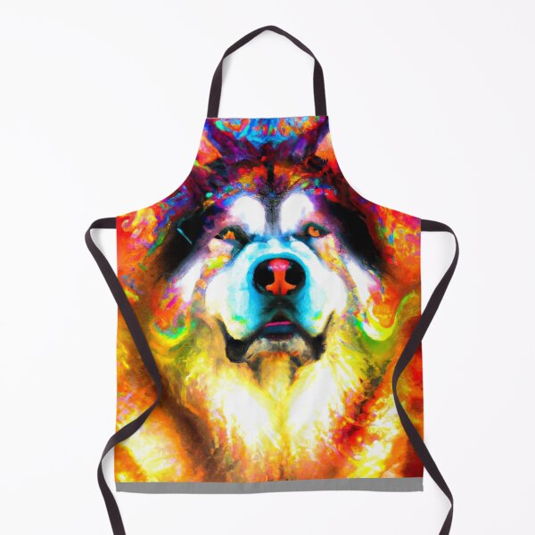 Item preview, Tribal Alaska Malamute Dog Pop Art 1 designed and sold by DiatomDesigns.