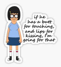 Tina Belcher Butts Sticker