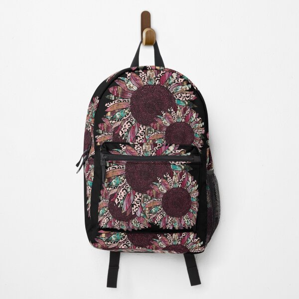 Item preview, Purple And Pink Sunflowers With Cheetah Print designed and sold by handsoftime2020.