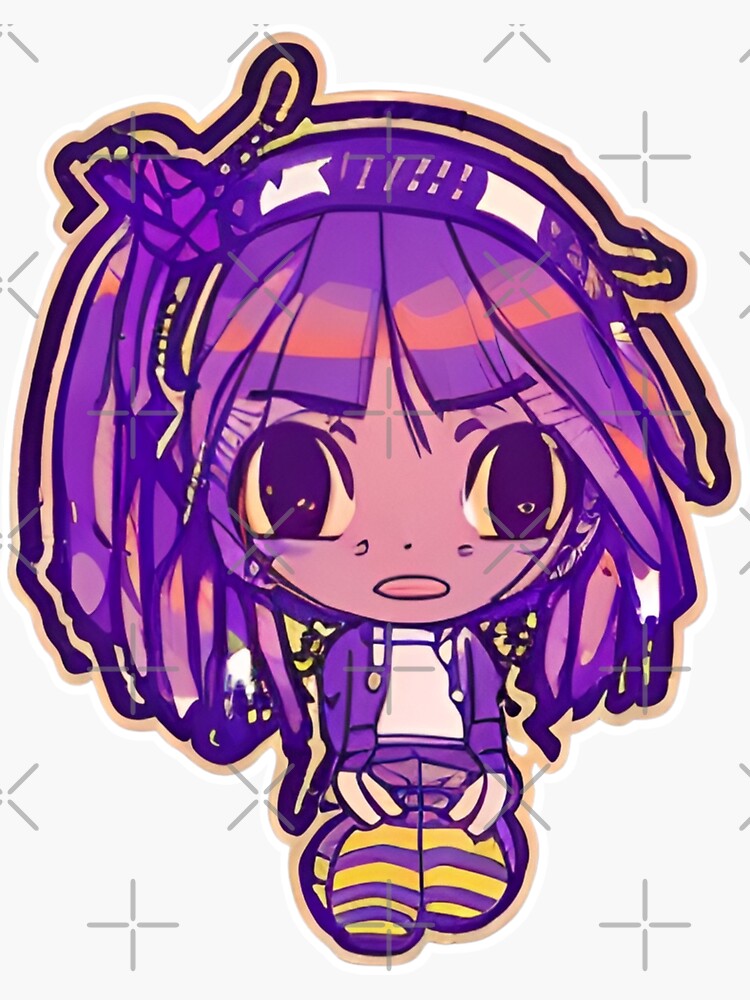 Purple Anime Pfp 30 Sticker For Sale By Moorct522 Redbubble
