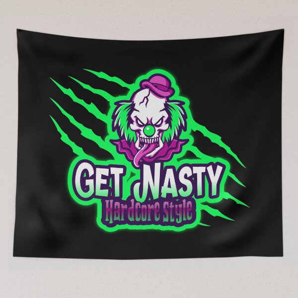 Item preview, Get Nasty Hardcore Style designed and sold by darknessjeff86.