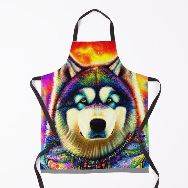 Item preview, Tribal Alaska Malamute Dog Pop Art 2 designed and sold by DiatomDesigns.