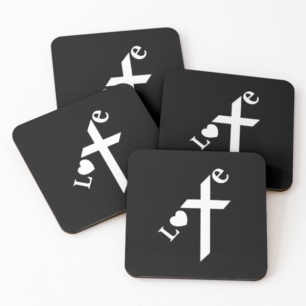 Item preview, Love the Cross Black on White 2 designed and sold by Rowena Jones.