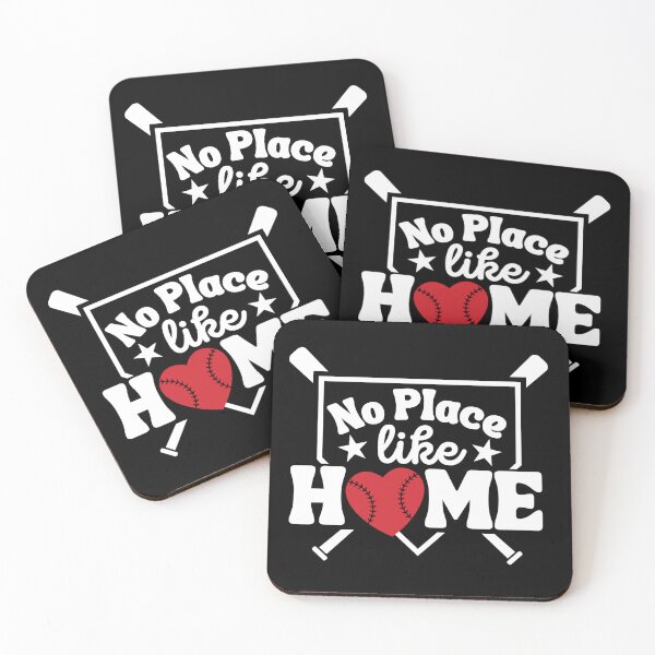 Item preview, No Place Like Home Funny Baseball Pun designed and sold by DetourShirts.