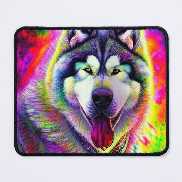 Item preview, Tribal Alaska Malamute Dog Pop Art 3 designed and sold by DiatomDesigns.
