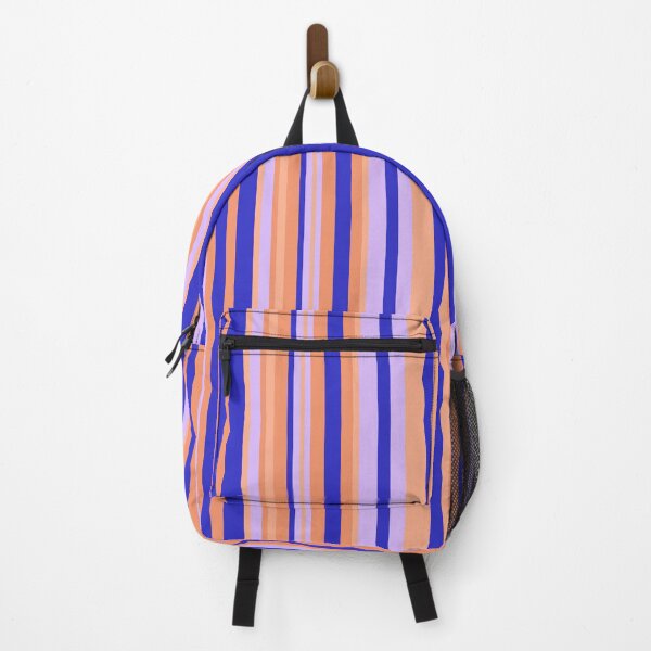 Item preview, Blue Orange and Lilac Stripes designed and sold by fontspree.