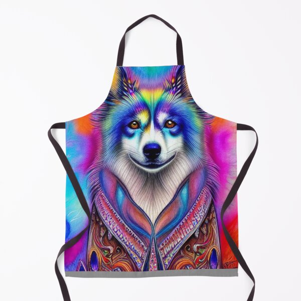Item preview, Tribal American Eskimo Dog Pop Art 1 designed and sold by DiatomDesigns.