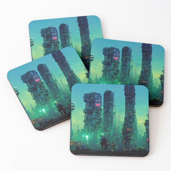 Item preview, Cyberpunk Worlds #CP1-6 designed and sold by DigitalvanShop.