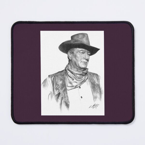 Item preview, John Wayne Charcoal Drawing   designed and sold by LittleBowPeeps.