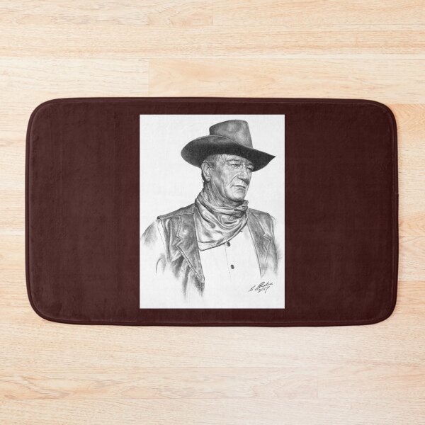 Item preview, John Wayne Charcoal Drawing   designed and sold by LittleBowPeeps.